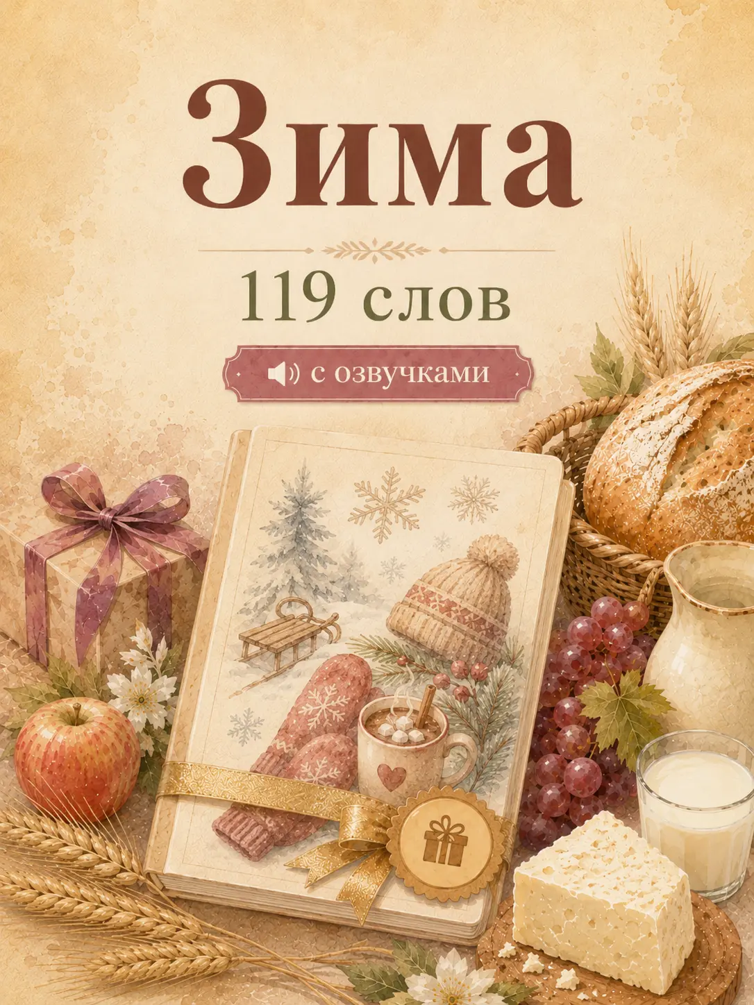 Обложка словаря Зима